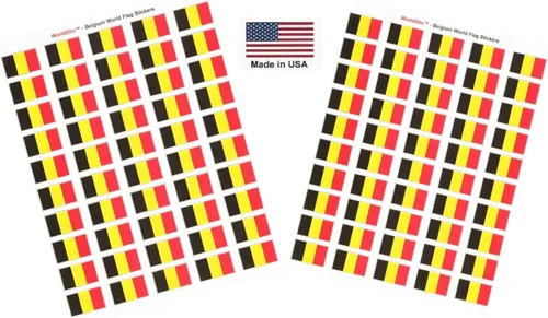 Miniatura 278 de 100 calcomanías de la bandera de Alaska; 1.5" x 1" hechas en Estados Unidos, calcomanías autoadhesivas de la bandera del estado para álbumes