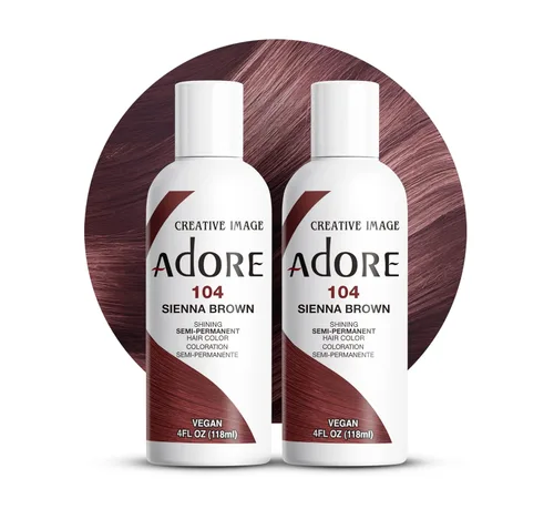 Miniatura 127 de Adore Tinte de Cabello Semipermanente (052 French Cognac) Tinte para el Cabello Castaño Vegano y sin Crueldad Animal Sin Amoníaco, Sin Peróxido