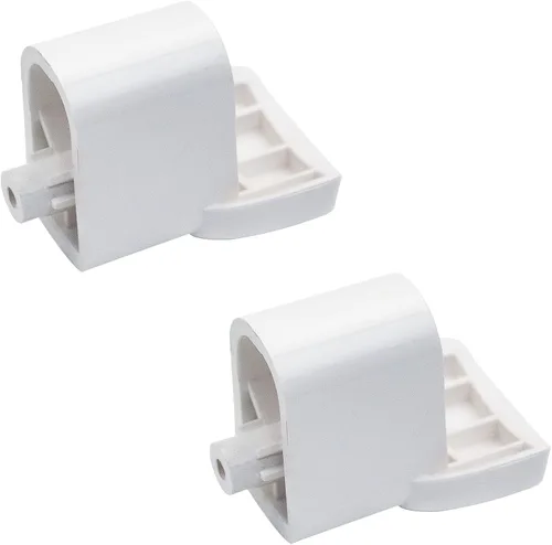 Miniatura 3 de WB06X10943 Soporte de manija para puerta de microondas Compatible con GE y Hotpoint Reemplaza 261301814001, 3025054, PS8753758-2Pack