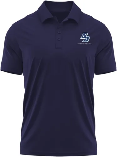 Miniatura 13 de Camisa polo deportiva oficial de la NCAA Collegiate para hombre, colección con logotipo en el pecho izquierdo