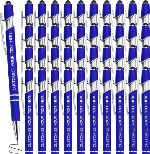 Miniatura 66 de Bolígrafos personalizados con lápiz óptico y grabado gratis, bolígrafos personalizados para negocios, graduación, aniversarios (hasta 500 unidades)