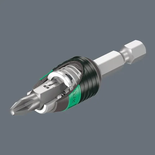 Miniatura 3 de Wera - 5052503001 Herramientas 4013288098016 Portabrocas Rapidaptor 889/4/1-1/4x75mm, MULTI