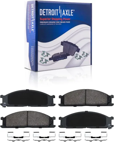 Miniatura 89 de Detroit Axle - Pastillas de freno traseras para Mercedes-Benz C230 C240 C280 C320 C350 CLK320 CLK350 CLK430 E300 E320 E420 E430 SLK350, pastillas