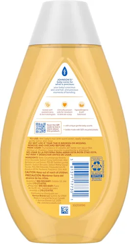Miniatura 7 de Champú Johnson's Baby con aloe vera y vitamina B5, sin lágrimas, Esenciales para recién nacidos, Sin parabenos ni sulfatos añadidos, Hipoalergénico
