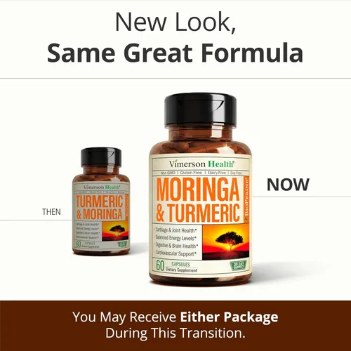 Miniatura 9 de Suplemento de Moringa + Cúrcuma Curcumina para la Salud de las Articulaciones, Salud Intestinal, Energía y Apoyo Inmunológico - Fórmula de Bienestar