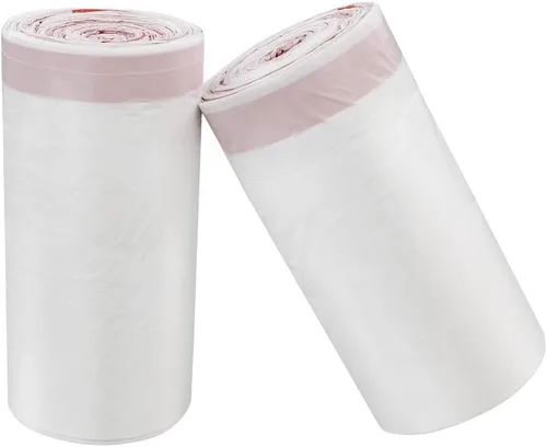 Miniatura 5 de Bolsas de basura pequeñas de 1,5 galones con cordón, bolsas de basura blancas