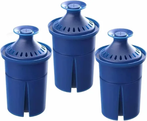 Filtro de agua Elite (dura 6 meses) Reemplazos para filtro de agua de jarra Brita y dispensadores y más, eficiente de larga duración, reduce el azul