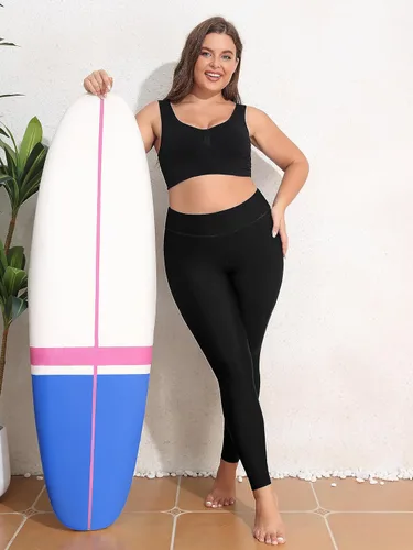 Miniatura 116 de ATTRACO Pantalones de natación de talle alto - Leggings de natación para mujer