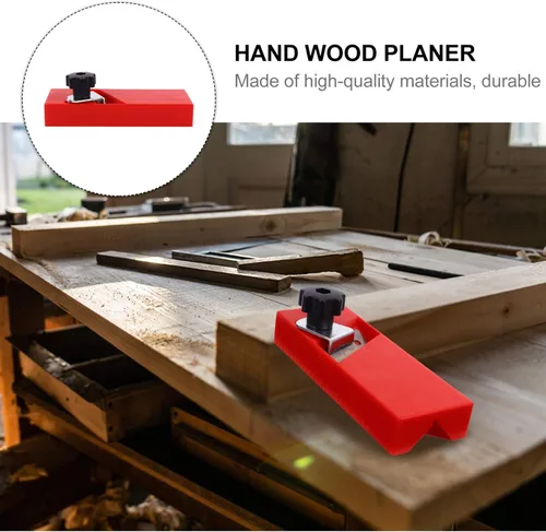 Miniatura 2 de DOITOOL Cepilladora de madera manual compacta, herramienta de mano de 45 grados para proyectos de carpintería de bricolaje, cepilladora de plástico