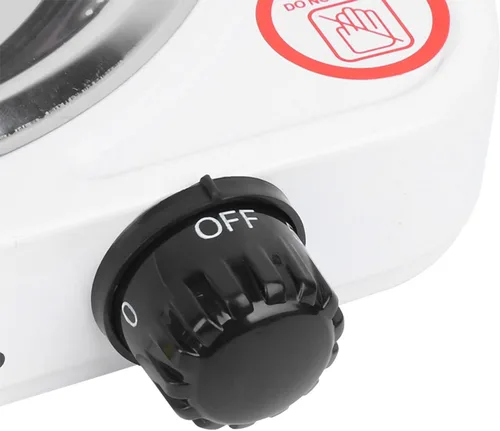 Miniatura 6 de 1000 W de una sola bobina eléctrica portátil con quemadores grandes, quemador eléctrico de una sola quemador de cocina quemador de hierro fundido