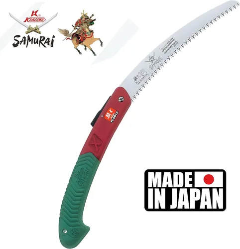 Miniatura 5 de Samurai KISI FC-240-LH / Sierra de hoja curva plegable de 9 1/2" (24cm) fabricada en Japón