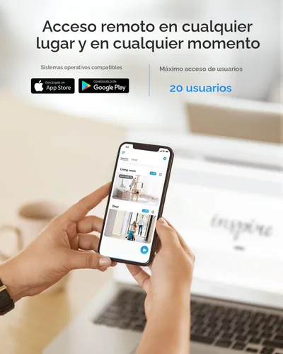 Miniatura 6 de REOLINK Sistema de cámara de seguridad de 8CH 5MP, 4 cámaras PoE con cable para seguridad del hogar al aire libre, detección inteligente de Blanco