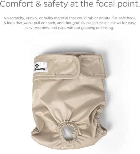 Miniatura 5 de Pet Parents® Pañales Lavables para Perros (Paquete de 3) + Extendrs® de Pañales Duraderos para Perros, Pañales Premium para Perros Hembra