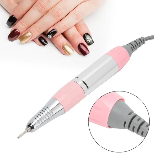 Miniatura 7 de Pluma de pulido y pulido de uñas de metal - Pieza de mano de repuesto para máquina de taladro de uñas