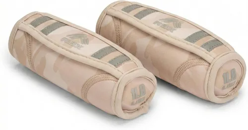 Miniatura 9 de RBX Par de pesas para caminar de 2 libras (1 libra cada una), pesas suaves con correas de seguridad reflectantes, agarre ergonómico y tela