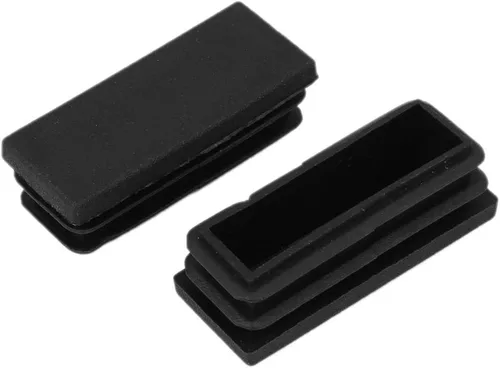 Miniatura 2 de Aexit Patas de mesa Hardware para el hogar Plástico Tapa de extremo Rectángulo Tubo Inserto 0.787 inx1.969 in 20pcs Modelo: 27as335qo558