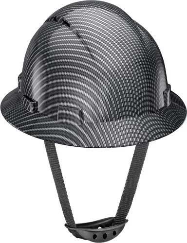 Miniatura 9 de Casco de ala completa actualizado, ventilado, acolchado, aprobado por la OSHA Tipo 1 Clase C para trabajos de construcción, cascos de construcción