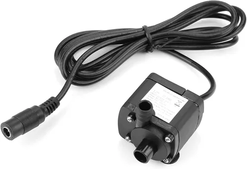 Mini bomba de agua sumergible DC sin escobillas, acero inoxidable, negro, 12V, 350L/H, -40 100, refrigeración por computadora, fuentes,