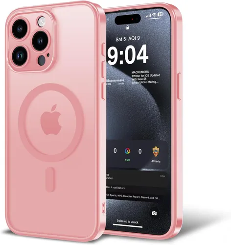Miniatura 110 de Funda para iPhone 11 con protector de pantalla, compatible con MagSafe, ultra delgada, translúcida, mate, a prueba de golpes, color negro