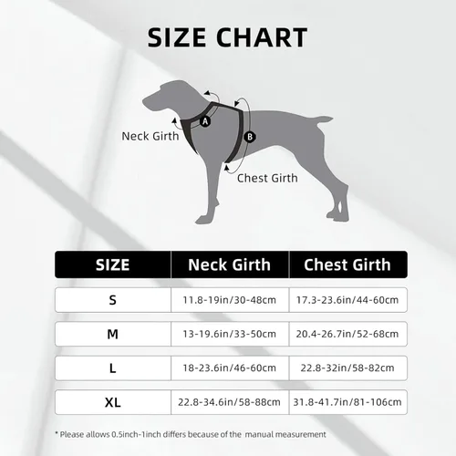 Miniatura 8 de Ray tracing Reflection Dog Harness – No Pull Pet Vest with Reflective Straps and Quick Release Buckles – Breathable Oxford Fabric, Adjustable