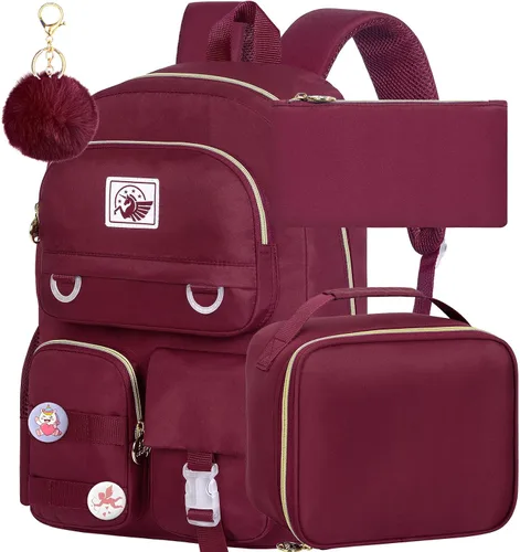 Miniatura 9 de WZLVO Mochila para laptop para niñas y mujeres, 15.6 pulgadas, bonita estética, resistente al agua, antirrobo, para la escuela universitaria