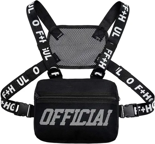 Armiya Bolsa de pecho para hombre, mochila para correr, chaleco ligero, soporte para teléfono para entrenamiento, correr, senderismo
