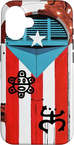Miniatura 32 de Funda con diseño de bandera de Puerto Rico Coqui Sun Taíno, Boricua Pride Cover Case para iPhone 17