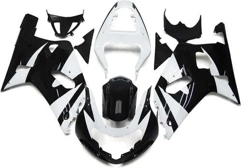 Miniatura 146 de Kit de carenado de inyección azul, negro y blanco para Suzuki GSXR600 GSX750 2006 2007 GSXR 600 GSX-R750 06 07 ABS Carenado de plástico completo