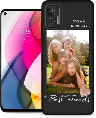 Miniatura 47 de Funda personalizada para Motorola Moto G Stylus 2020 con nombre de foto, texto y foto, GStylus personalizado -20 funda suave y fina (negro) de 6.4