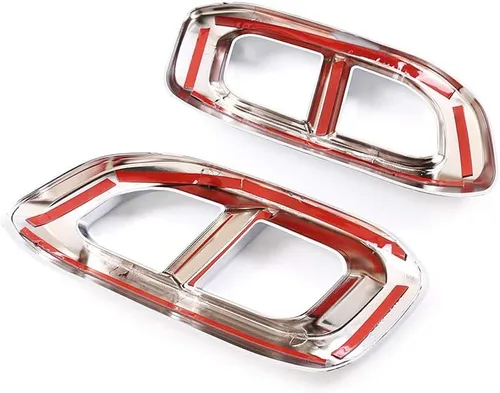 Miniatura 7 de Cubierta exterior de acero inoxidable para Mercedes Benz GLE350 GLE450 GLC GLS W167 X253 X167 X167 2020 (plata brillante)