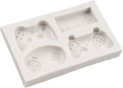 Miniatura 6 de Controlador de juego Molde de fondant para videojuegos, Gamepad de silicona, chocolate, caramelo, para juego, fiesta, decoración de pasteles
