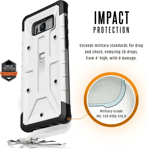 Miniatura 3 de UAG carcasa de teléfono Samsung Galaxy S8 Plus, hielo (Plasma - Ice)