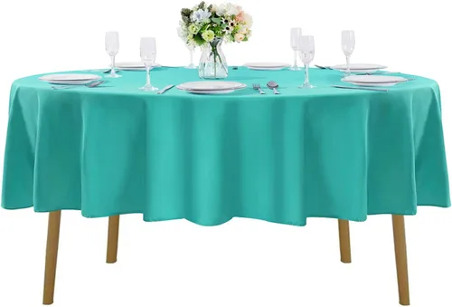 Miniatura 45 de Cupuamon - Mantel rectangular de 60 x 84 pulgadas, tela de poliéster lavable para decoración de bodas, fiestas, cenas y banquetes