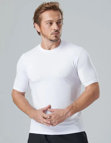Miniatura 2 de Paquete de 5 camisetas de manga corta, con cuello redondo y de secado rápido para hombre, camisetas deportivas para correr, entrenar o ir al gimnasio