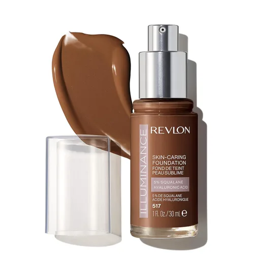 Miniatura 23 de Revlon Illuminance - Base líquida para el cuidado de la piel, ácido hialurónico, fórmula hidratante y nutritiva con cobertura media, bronceado claro
