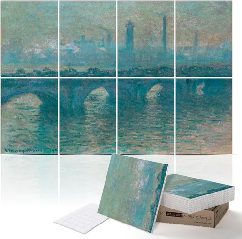 Miniatura 16 de PINWELIFE® Paneles acústicos para pared, paneles absorbentes a prueba de sonido, para el hogar y la oficina, amortiguadores decorativos absorbentes