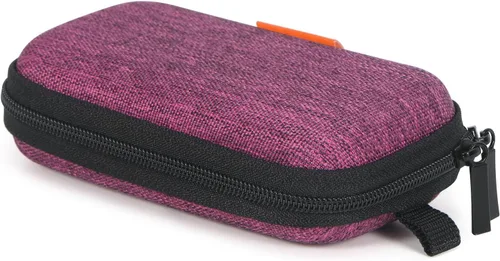 Miniatura 12 de Funda Rectangular Pequeña Rígida de EVA - Funda Portátil de Protección para Auriculares con Cremallera para Auriculares, Audífonos, Unidad Flash