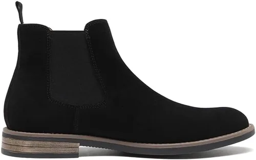 Miniatura 3 de DECARSDZ Mens Chelsea Boots Casual Comfy Slip-On Dress Men Ankle Boot
