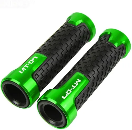 Miniatura 14 de 7/8 ''0.866 in motocicleta goma mano agarre barra manillar para Yamaha MT07 FZ07 Mt-07 Fz-07 2014 2015 2016 2017 2018 2019