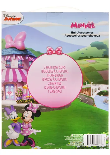 Miniatura 7 de TownleyGirl - Juego de pelo de Minnie Mouse, incluye cepillo para el pelo, lazos para el cabello y pinzas para el cabello, 7