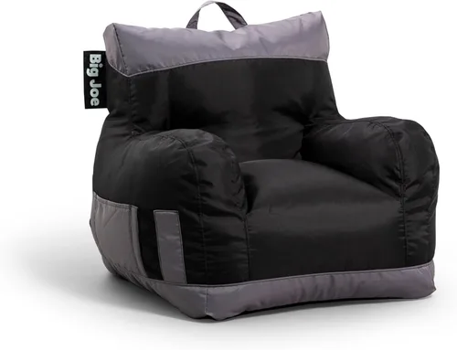 Miniatura 25 de Big Joe Hug Sillón estilo puf relleno de bolitas, Caribou Hyde, mezcla de poliéster sintético, 3 pies Adular