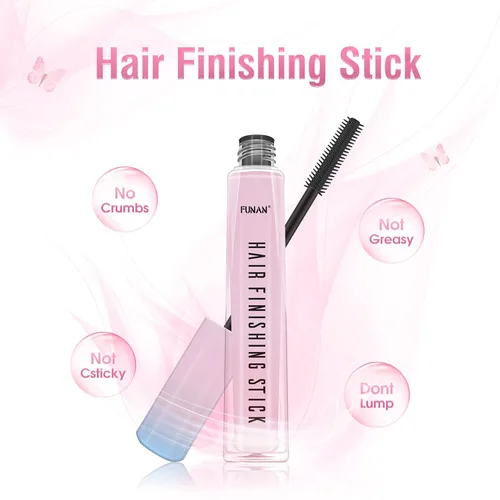 Miniatura 2 de FUNAN Juego de 9 palos de acabado de cabello con barra de acabado de cabello, barra de cera para el cabello, herramientas para la cola del cabello