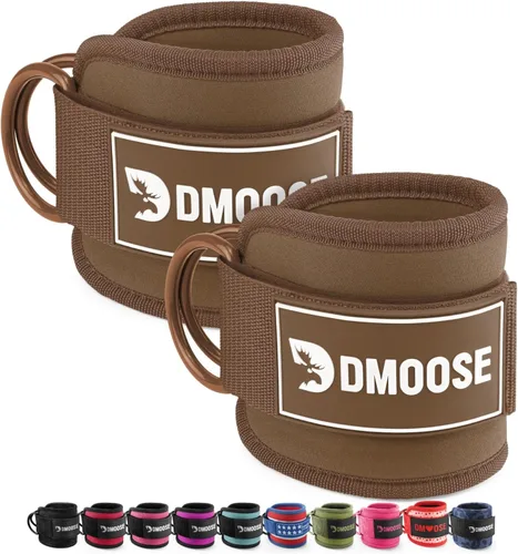 Miniatura 24 de DMoose Fitness Ankle Strap for Cable Machine - One Size Fit with Premium Padding Cuffs, Ankle Bands for Working Out, Booty Workouts, Leg Extension