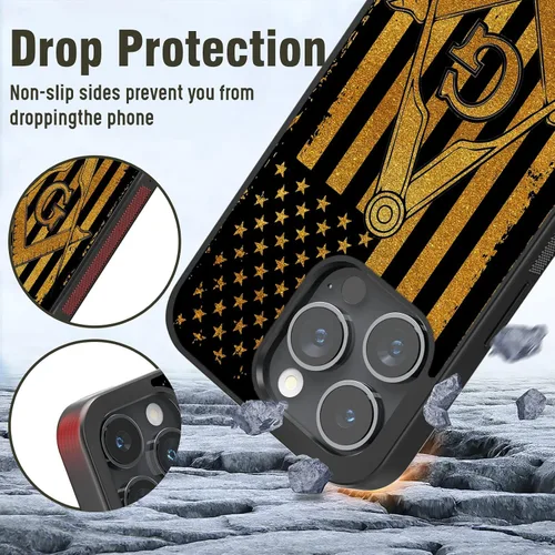 Miniatura 4 de Fundas de teléfono con nombre masónico personalizado, regalo de mampostería gratis para hombres iPhone 6 7 8 11 12 13 14 Pro Max Plus Mini Xr Xs SE