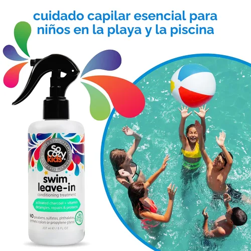 Miniatura 2 de SoCozy - Espray acondicionador sin enjuague y tratamiento para cabello de niños (8 onzas líquidas) que protege y repara daños causados por