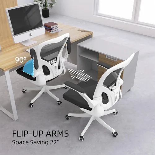 Miniatura 7 de Monhey Silla de Oficina - Silla de Oficina Ergonómica con Soporte Lumbar y Brazos Abatibles Sillas de Escritorio para Oficina en Casa Silla Mecedora