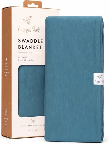 Miniatura 18 de Copper Pearl Swaddle Blankets for Newborns Soft Stretchy Receiving Blankets for Boys and Girls Large 46 x 46 Inch Baby Blankets Lightweight