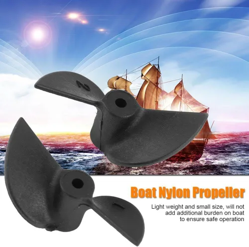 Miniatura 5 de Hélices de barco a control remoto, juego de 2 cuchillas de nailon duradero con rotación CW CCW de 0.079 in eje para control remoto entusiastas