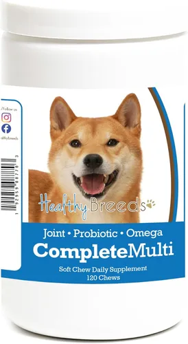 Miniatura 32 de Healthy Breeds Boxer todo en uno multivitamínico suave masticable 120