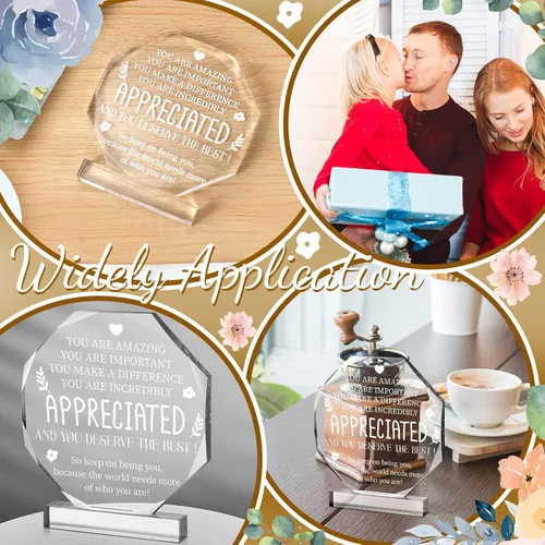 Miniatura 6 de Yinder Apreciado regalo de agradecimiento para mujeres, maestra, compañera de trabajo, oficina, dejar el trabajo, despedida, regalo